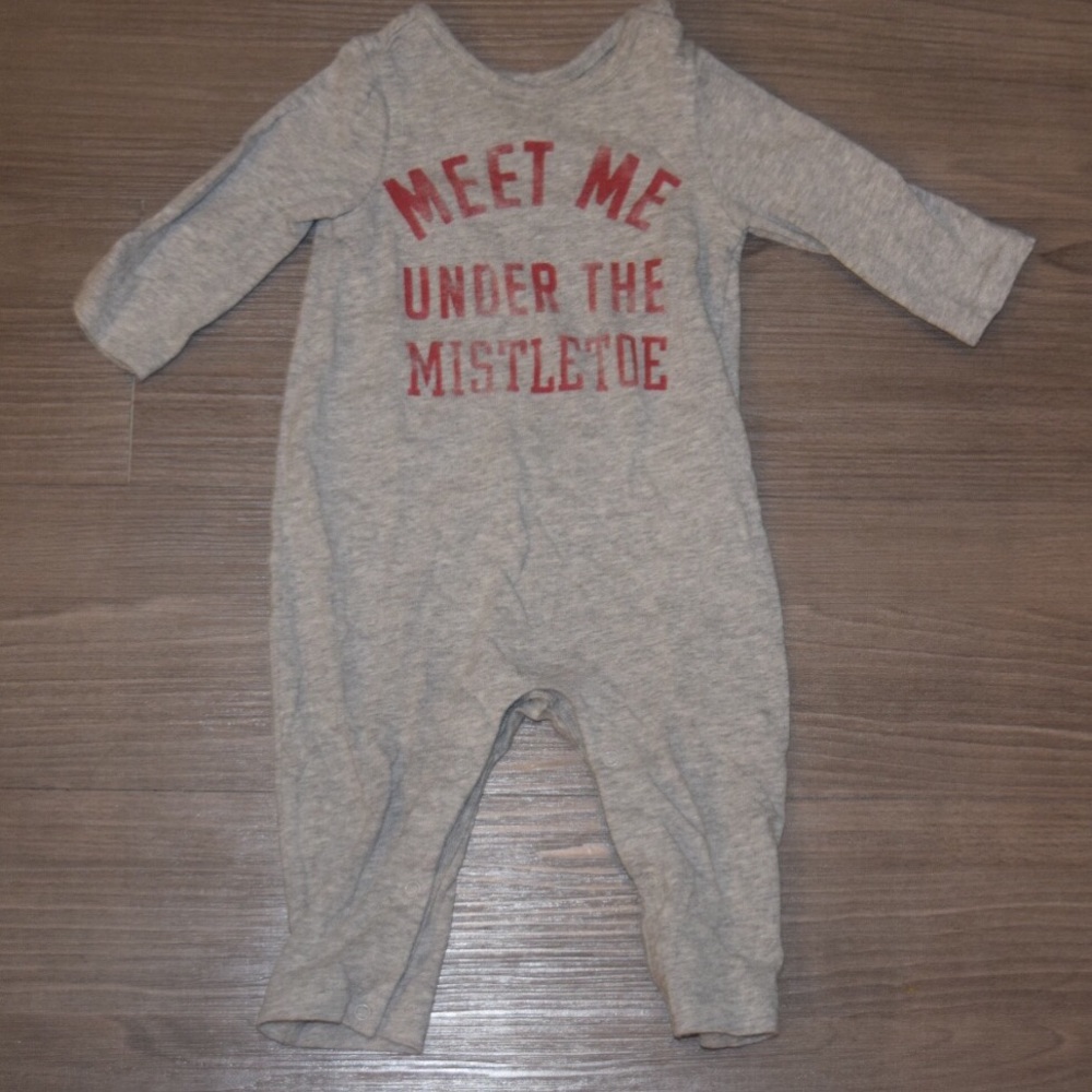 Baby Christmas one piece outfit